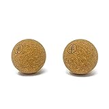 Rawlogy Rustic Ultralight Cork Massage Ball Set (Two Minis 1.9') for Muscle Recovery and Tension...