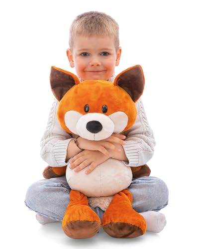 NICI Zorro Fabio de Peluche de 50 cm, Naranja, Suave muñeco, Adorable Animal para abrazarlo y Jugar, Gran Idea de Regalo para niños y Personas Adultas, 65697 NICI Zorro Fabio de Peluche de 50 cm, Naranja, Suave muñeco, Adorable Animal para abrazarlo y Jugar, Gran Idea de Regalo para niños y Personas Adultas, 65697