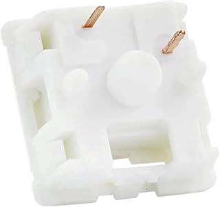 Lubricación de interruptores for teclado mecánico de 5 pines, silencioso, color crema, azul, rosa y amarillo.(Clicky Cream Blue,50PCS)