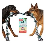 Pacific Pups Products Giant Dog Rope Toy, 42 Inch Tug of War Rope, Green
