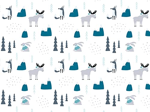 VINILIKO Design | Alfombra Vinílica Bosque 100x133 cm - Antideslizante, Impermeable, Lavable - Varios Tamaños - Alfombra Vinilo Salón, Cocina