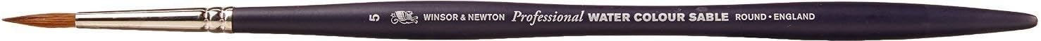 Professional Watercolor Sable Brush-Round #5, 5