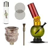 Set completo di accessori per pipa, ideale per un'esperienza di fumo ottimale e personalizzata, grazie al design compatto e pratico da trasportare ovunque.