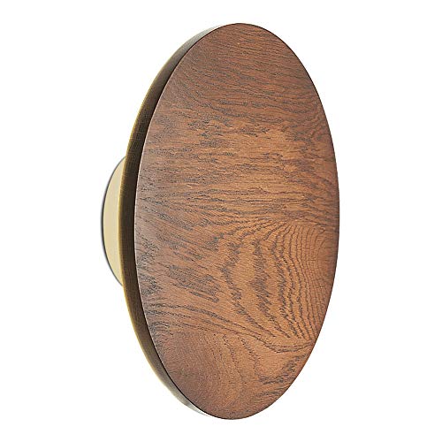 CAILIN - Lámparas para espejo, aplique de pared LED, lámpara regulable de pared de madera, lámpara decorativa para dormitorio, baño, pasillo, balcón, pasillo, porche, tienda, estudio, 12 W, moderna