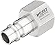 HAZET Luftanschluss-Nippel 9000-015, 16,41 mm (3/8) Innengewinde, für Druckluftkupplungen, Kupplungsstecker Typ 2 Orion, Standard DE, AT, SI, HU, CN, IN, PT, RU, PL, RO, TR