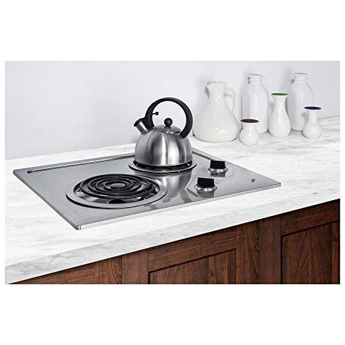 Summit Cr2B122 Electric Cooktop, Stainless Steel #TOP4