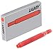 Cartouches encre Lamy T10 rouge