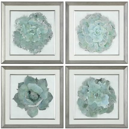 Natural Beauties 22 1/4" Square 4-Piece Framed Wall Art Set