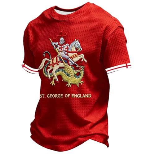 T-shirt Angleterre homme anti-déformation manches courtes respirant