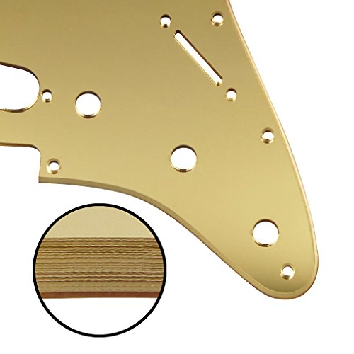 FLEOR Ensemble de pickguard pour guitare SSS Strat avec 1 pli et 1 coque de micro de 3 à 52 mm et embouts Konbs 2T1 V… - Les Beatles, Paul McCartney, John Lennon, RIngo Starr, George Harrison FLEOR Ensemble de pickguard pour guitare SSS Strat avec 1 pli et 1 coque de micro de 3 à 52 mm et embouts Konbs 2T1 V… – Image 5