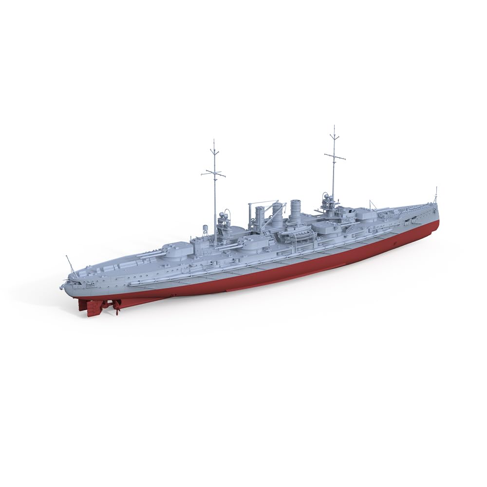 MRY-SFW SSC600590S 1/600 zestaw do budowy modelu wojskowego, pancernik Helgoland niemieckiej marynarki wojennej, pełny kadłub