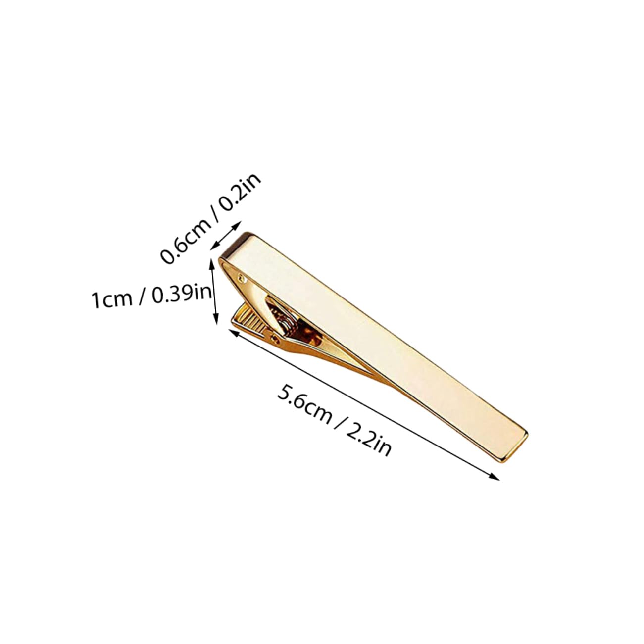 Pinzas para Corbata Clásicas para Hombre, 3 Piezas de Cobre