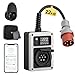 Produktbild dé Wallbox 22kW 32A EV Charger mit CEE Stecker und Typ 2 Steckdose, 22kW Mobile Ladestation mit Stromzähler, RFID-Karte für ID.4 ID.5, Model Y, Model 3, e-up, e-tron und andere EV und PHEV