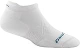 Darn Tough Coolmax Vertex No Show Tab Ultralight Socks - Women's White Medium