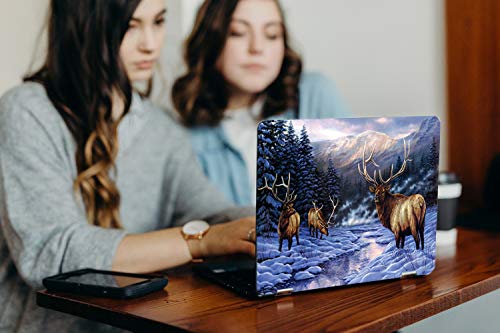 Image of Galaxsia Swamp DEERLaptop Skin /Sticker /Cover /Decal Compatible for Any 14 inch Inches Laptop (Hp /Dell /Sony /Acer /Lenovo /Asus. Etc) Or Notebook.