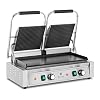 Royal Catering RCPKG-3600-M dubbele contactgrill geribbeld + glad 3.600 W elektrische grill contactgrill elektrische…