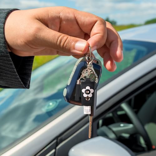 Pcmursal 2 pacotes de chaveiros desinfetantes para as mãos, mini porta-chaves portátil de gel desinf