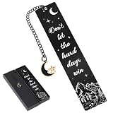 Berirexrion Acotar Metal Bookmark Gifts - Fantasy Book Mark for Reading Women Black Charm Moon...