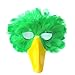 SACASUSA(TM) Green Feather Bird Mask with Yellow Beak