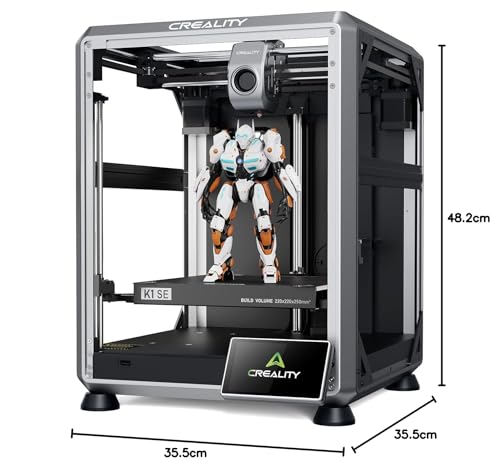 Image of Creality K1 SE 3D Printer, 600mm /s High Speed 3D Printer, Automatic Leveling, Flagship Level, Direct Extruder, Quick Swap Trimetal Nozzle, K1 Upgrade 3D Printer, 3D Printer Body