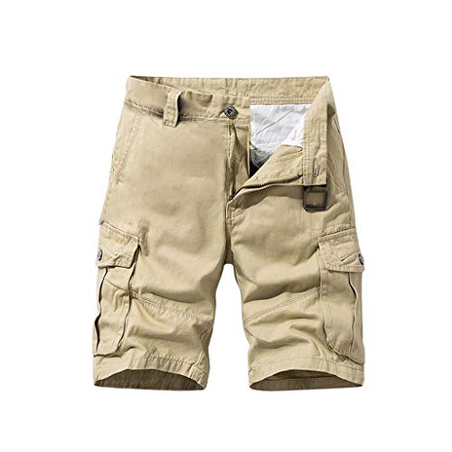 Herren Shorts Jogginghose Trainingshose Sporthose Fitness Bermuda Kurze Hosen Weich Leicht Cargohose Sport Freizeithose Strand Stoffhose