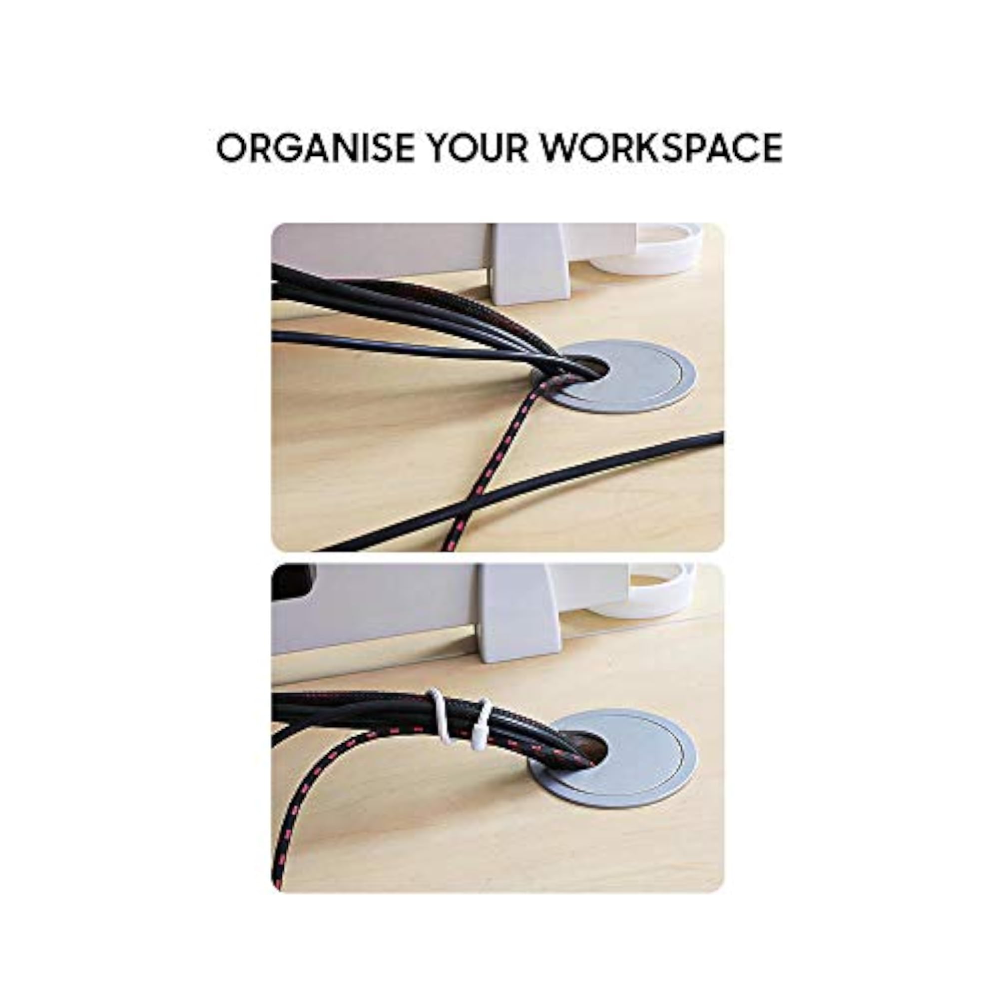 Wrap-Lock Strip Cable Bind Silicone Multipurpose Organiser