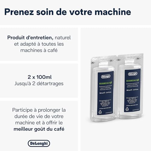 Nokalk De'Longhi EcoDecalk Mini détartrant machine à café pour un expresso