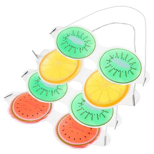 Beavorty 4 Piezas de de compresa fría cubre ojos para antifaz para encantadores máscaras para los ojos máscara de ojos fría o caliente gel
