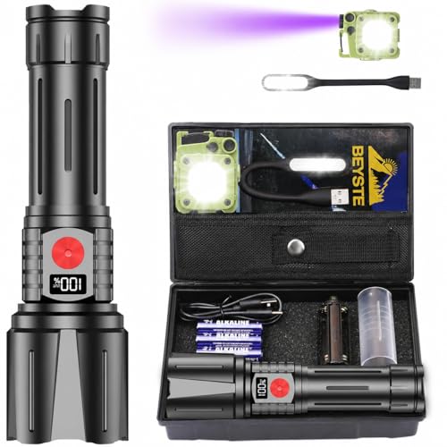 Torcia LED Ricaricabile 12.000.000 Lumen: La Luce Che Trasforma La Notte In Giorno!