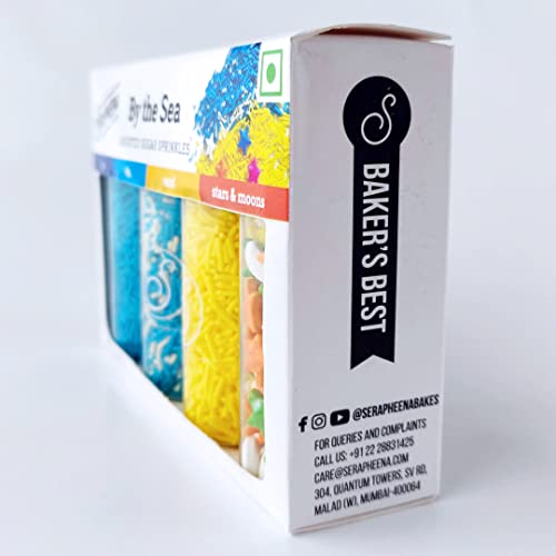 Image of Serapheena Sugar Sprinkles - by The Sea, 100g | Cakes and Cupcakes Decoration Kit