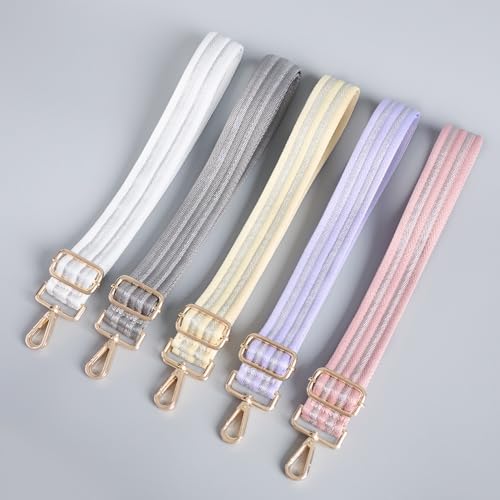 Image of chushui Woven Stripe Purse Straps,Replacement Crossbody Wide Shoulder Adjustable Strap for Bag Handbags