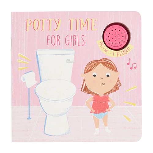 Libro de tiempo para ir al baño de cartón Mud Pie para niñas pequeñas