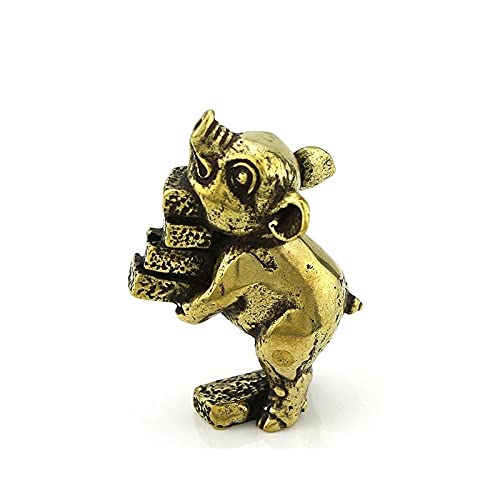 Miniatures pur cuivre de porc, petit cadeau de protection Feng Shui