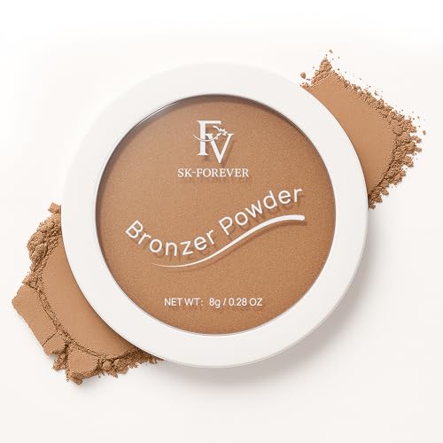 FV Bronzer Polvos Larga Duración, Ligero & Impermeable, Efecto Radiant, Bronceador ligero Sin Talco (Deep Bronzer, 8g)