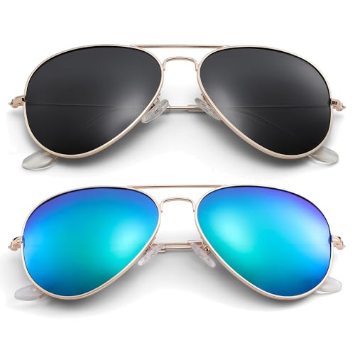 Image of Pro Acme Aviator Sunglasses for Men Women Classic Polarized UV400 Protection