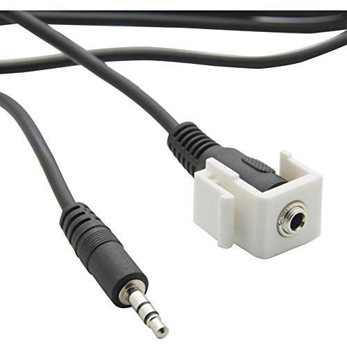 Cable de audio estéreo 3.5 mm hembra a macho 1.5 m miniatura 2
