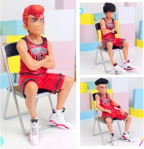Image of BOENJOY Gifts- Slam Dunk Action Figure Toys for Car Dashboard, Study Table, Office Desk Decoration, Basketball Figurines- Gift for Fans and Collectors, Style D, 5 pcs (Size Approx 10 cm)