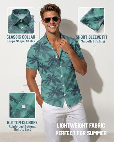 Image of 99TIMORO Fathers Movie Hawaiian Shirt for Men, Characters Button Down Short Sleeve Top, Summer Beach Gifts