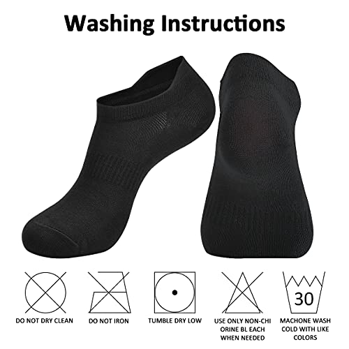 Image of Women Running Athletic Ankle Socks,6 Pairs Sports Breathable No Show Socks Soft Low Cut Socks for US Size 6-10