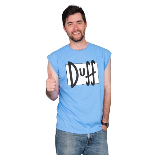 Adult Unisex Simpsons TV Show Duff Beer Sleeveless Halloween Costume T-Shirt3