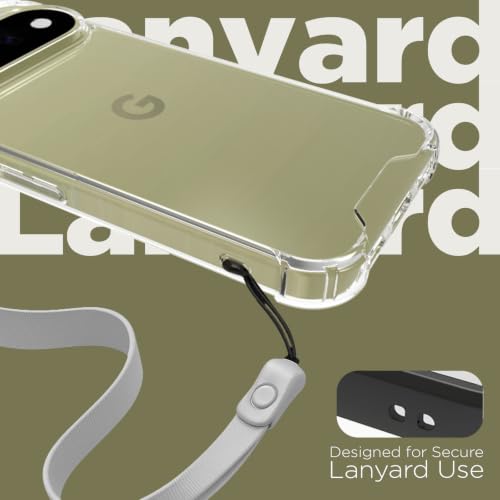 Image of RIGGEAR Shockproof Clear Hybrid Airbag Armor Back Cover Case Compatible with Google Pixel 11 / Pixel 11 Pro (Transparent PC and TPU Bumper)