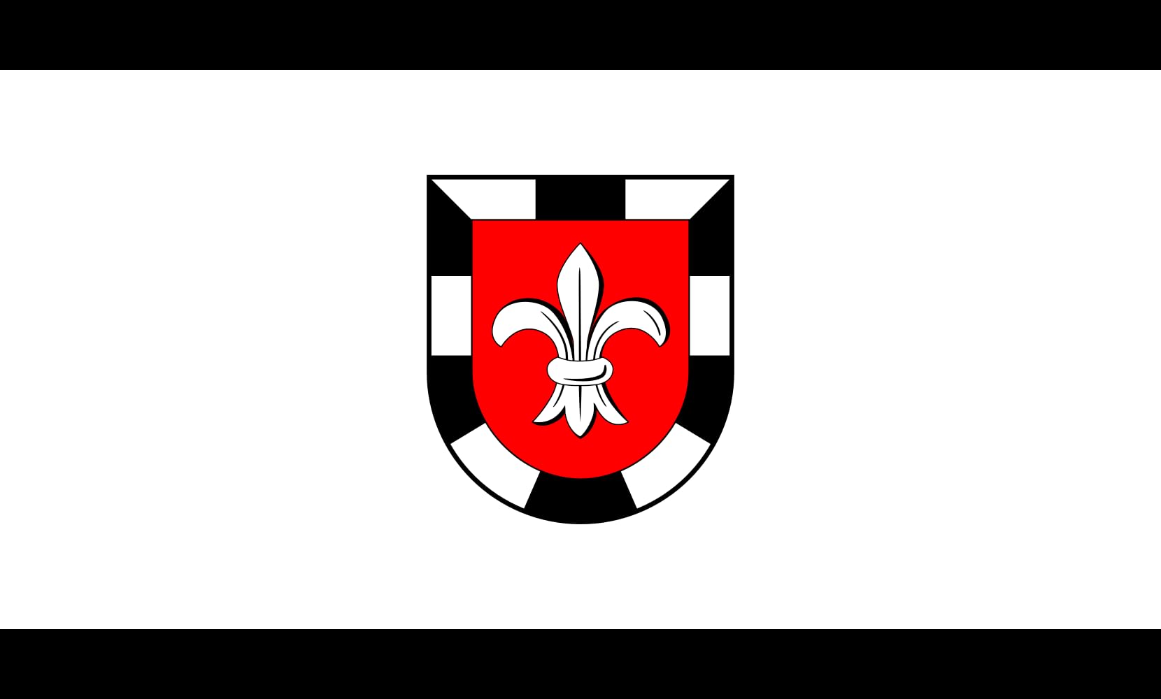 Drapeau Groß Grönau grand format de qualité premium pour pavoisement