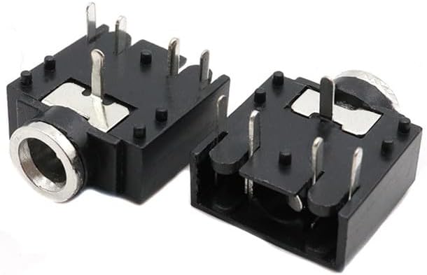 15 Conectores Audio Jack 3.5mm Estéreo 5 Pines PCB Hembra miniatura 5