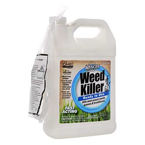 Avenger Organics Weed Killer for Organic Gardening, 1 Gallon Cover