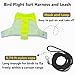 Bird Harness and Leash - Adjustable Parrot Training Flight Harness Vest with Reflective Strip Nylon Training Rope for Medium Large Bird Parrot Cockatiel Monk Parakeet Sun Conure (L)
