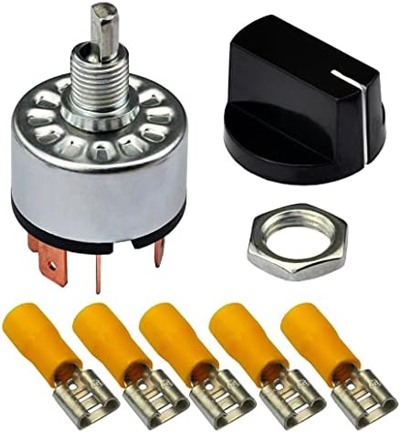 Rotary Switch 4-Position 3-Speed 16A-125V 12A-250V Fan Heater Speed Selector