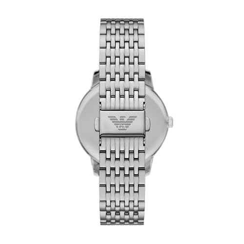 Image of Emporio Armani Silver Quartz Stainless Steel Watch AR11674