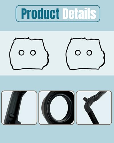 Image of VS50751 Engine Valve Cover Gasket and Spark Plug Seals | Fit for Subaru BRZ Forester WRX, For Scion FRS, For Toyota 86, Replace 10966AA041 13270AA250