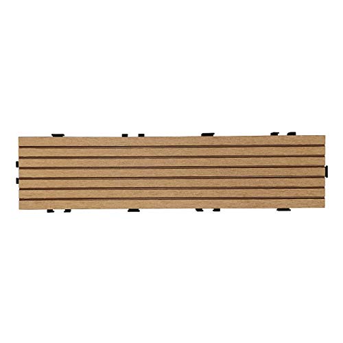 人工ウッドデッキ/ウッドタイル/樹脂パネル/40枚 Amazon | ウッドデッキ ウッドパネル ミニパネル 40枚セット 【2019年9