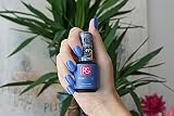 Pink Gellac - Żelowy lakier do paznokci, Island Wave, kremowe wykończenie, 301 Azure Blue, 15 ml